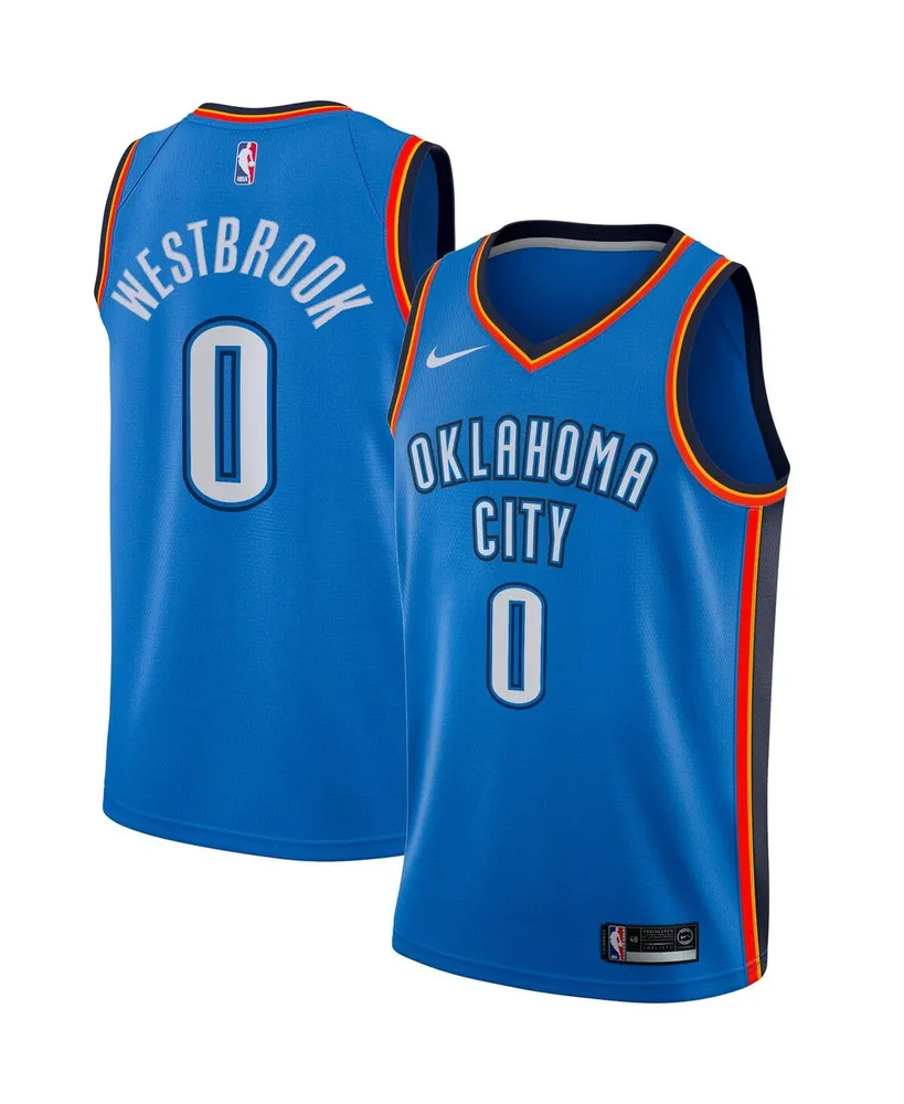 OKLAHOMA CITY THUNDER BLUE/WHITE NIKE ELITE SOCKS