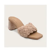 Kaanas Calliope Chunky Braided Yute-wrapped Heel