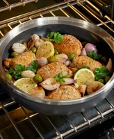 Calphalon Premier Space-Saving Hard-Anodized Aluminum Nonstick 12" Everyday Pan with Lid