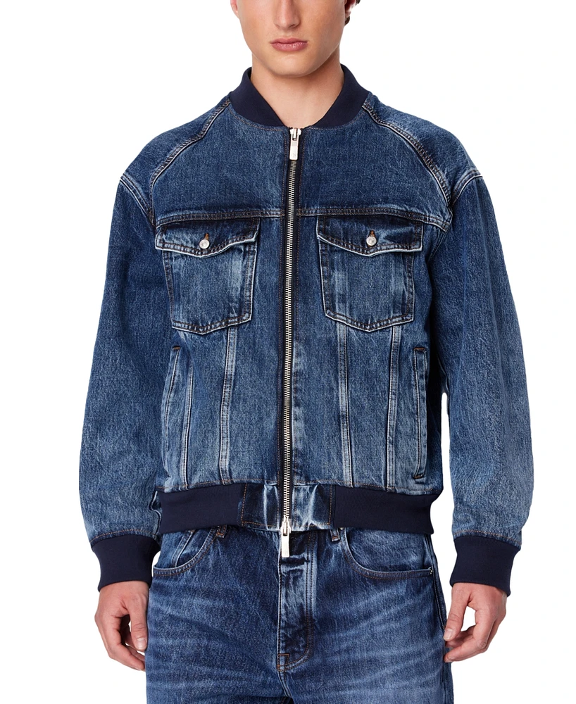 A|X Armani Exchange Men's Limited Edition Milano Denim Jacket