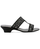 Jones New York Women's Eanna Ornamented Double Band Dress Sandals
