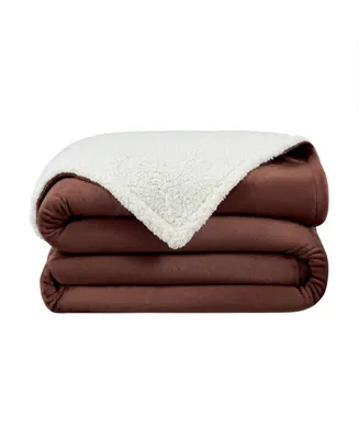 Host & Home Plush Sherpa Throw, Versatile 2-Sided Throw Blanket, 200GSM Mink Velvet Face, 250GSM Reverse, 4 Color Options