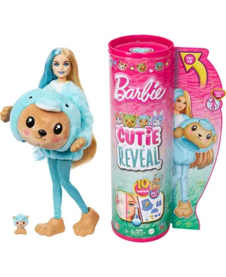 Barbie Cutie Reveal Costume-Themed Series Doll and Accessories with 10 Surprises