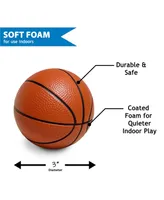 Soft Foam Mini Basketball for Nerf Hoops & Indoor Play