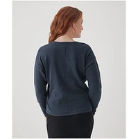 Organic Cotton Classic Fine Knit Relaxed Sweater