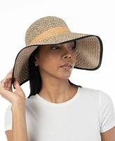 Giani Bernini Women's Open-Back Mixed-Straw Panama Hat