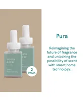 Pura Linens & Surf Smart Home Air Diffuser Fragrance - Smart Home Scent Refill - Up to 120-Hours of Premium Fragrance per Refill