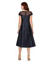 Adrianna Papell Women's Mikado High-Low Party Dress