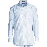 Lands' End Big & Tall Traditional Fit Pattern No Iron Supima Oxford Dress Shirt