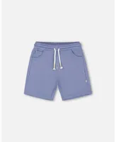 Baby Boy French Terry Short Blue - Infant