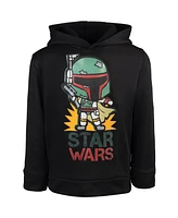 Starwars Star Wars Boba Fett Fleece Pullover Hoodie Toddler| Child Boys