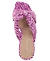 BCBGeneration Women's Rooba Slide Raffia Dress Sandals