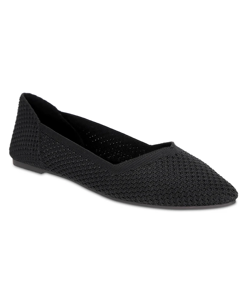 Mia Women's Kerri-k Ballet Knit Flats