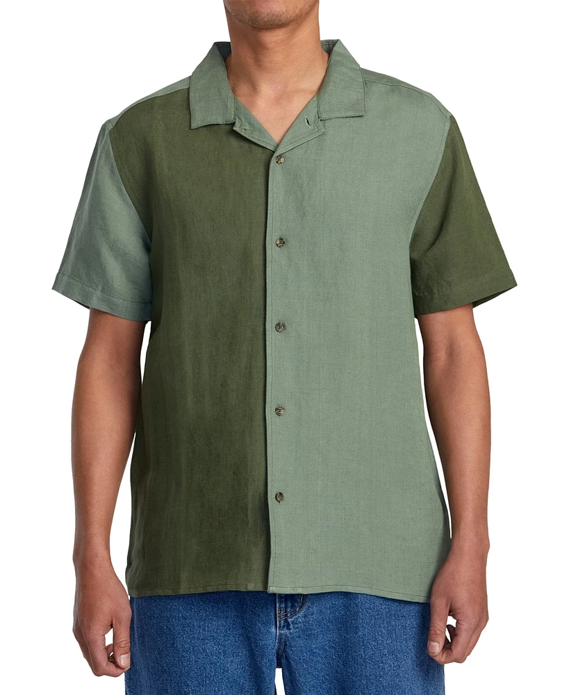 Rvca Men's Vacancy Short Sleeve Shirt