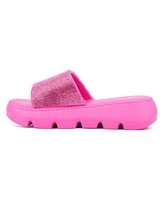Olivia Miller Women's Glitter Gaze Slide Sandal