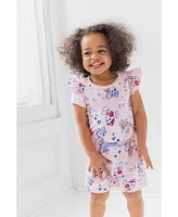 Paw Patrol Skye Chase Marshall Girls Sleeveless Romper Toddler