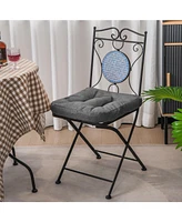 4 Pack U-Shaped Chair Pads with Polyester Cover
