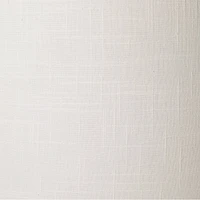 Set of 2 Off-White Fabric Medium Drum Lamp Shades 15" Top x 16" Bottom x 11" High (Spider) Replacement with Harp and Finial - Spring crest