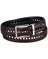 Tommy Hilfiger Men's Reversible Lace Logo Belt