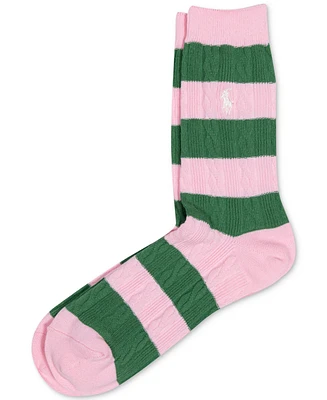 Polo Ralph Lauren Women's Rugby Cable-Knit Socks