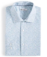 Bar Iii Men's Slim-Fit Wave Floral Dress Shirt, Created for Macy's