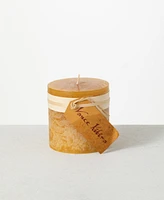 Vance Kitira 4.25" Timber Pillar Candle