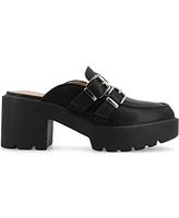 Journee Collection Women's Brydie Platform Mules