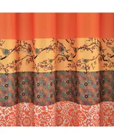 Royal Empire Window Curtain Panels Tangerine 52x84 Set