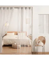 Night Sky String Thread Grommet Room Divider/Doorway/Wedding Window Curtain Panel