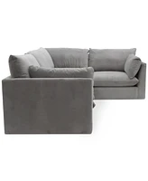 Marsten 126" 4-Pc. Fabric Sectional Sofa, Created for Macy's