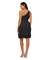 Adrianna by Papell Women's Chiffon Feather Cocktail Dress