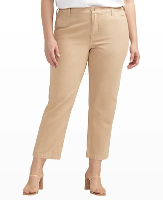 Jag Plus Chino Tailored Cropped Pants