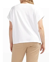 Jag Plus Drapey Luxe Short Sleeve T-shirt