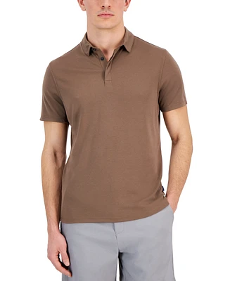 Alfani Men's AlfaTech Stretch Solid Polo Shirt, Created for Macy's