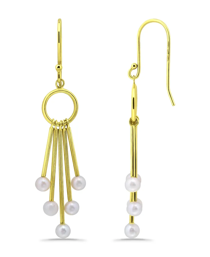 Macy's White Cultured Pearl Drop Earring