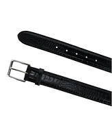 Trafalgar Men's Chance 35mm Mock Mini-African Alligator Embossed Italian Leather Belt