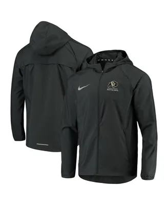 Men's Colorado Buffaloes Nike Essential Raglan Full-Zip Jacket - Anthracite