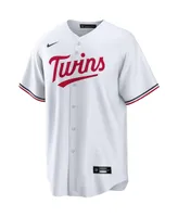 Men's Nike White Minnesota Twins Home Replica Team Jersey