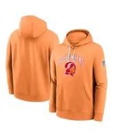 Men's Nike Orange Tampa Bay Buccaneers Throwback Club Pullover Hoodie