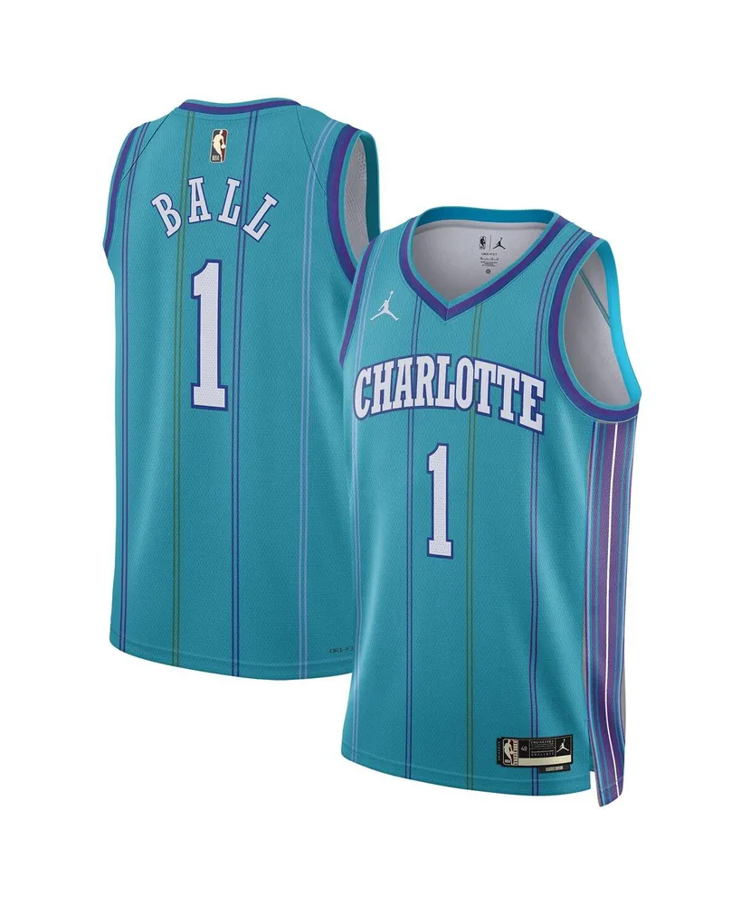 Men's and Women's Jordan LaMelo Ball Teal Charlotte Hornets 2023/24 Swingman Replica Jersey - Classic Edition