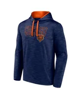 Men's Fanatics Heather Navy Chicago Bears Hook and Ladder Pullover Hoodie