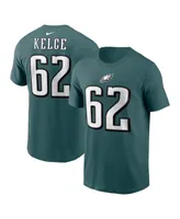 Men's Nike Jason Kelce Midnight Green Philadelphia Eagles Player Name and Number T-shirt
