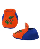 Baby Boys and Girls Mitchell & Ness Royal, Orange Florida Gators 3-Pack Bodysuit, Bib and Bootie Set