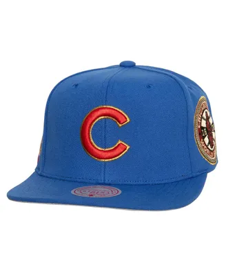 Men's Mitchell & Ness Royal Chicago Cubs Champ'd Up Snapback Hat