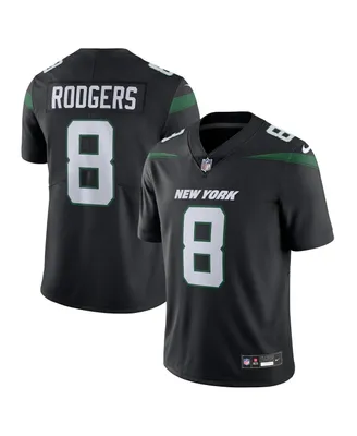 Men's Nike Aaron Rodgers Black New York Jets Vapor Untouchable Limited Jersey