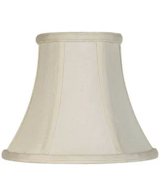Hardback Bell Lamp Shade Cream Small 4.5" Top x 8.5" Bottom x 7" High Candelabra Clip-On Fitting - Imperial Shade
