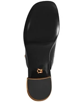 Donna Karan New York Women's Tinley Leather Peep Toe Mules