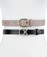 Calvin Klein Women's 2-Pc. Skinny Dress Belts Set