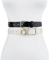 Calvin Klein Women's 2-Pc. Skinny Dress Belts Set