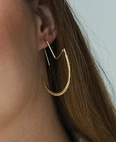 Matr Boomie Bhavani Gold-Tone Dot Threader Earrings